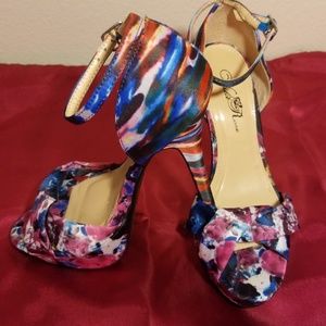 Be Colorful with these Ankle Strap Stilettos!